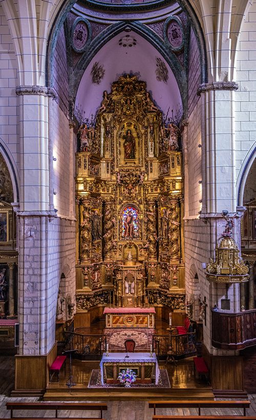 Retablo principal de la iglesia de San Juan en Laguardia